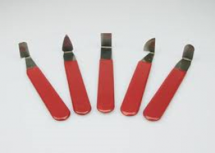 SET 5 AFDRAAI-IJZERS EDELMETAAL